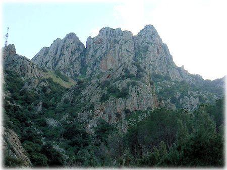 Descrizione della catena del Monte Linas