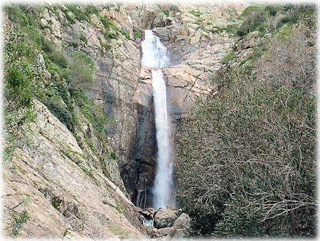 Descrizione di Sa Spendula (La cascata).